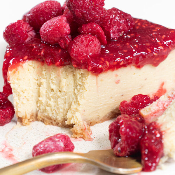Cheesecake de Pistachos y Frambuesas