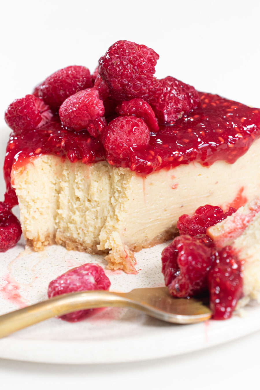 Cheesecake de Pistachos y Frambuesas
